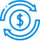 Higher transaction per second icon