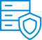 A stable and secure data storage system icon
