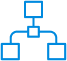 Organized, safe, and immutable database icon